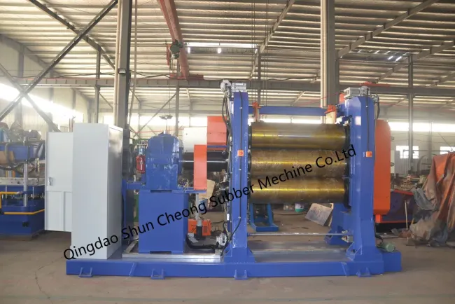 Long Life Four Roll Rubber Sheet Calendering Plant