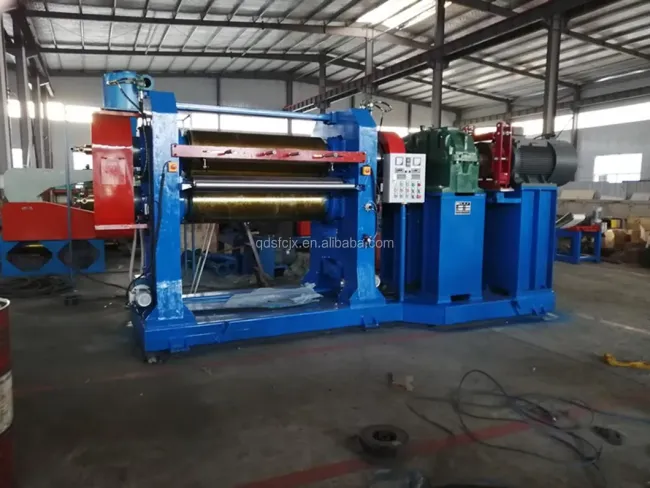 Long Life Four Roll Rubber Sheet Calendering Plant