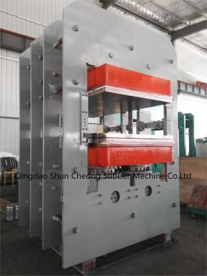 China Solid Rubber Tyre Vulcanizing Press / Rubber Powder Wheel Making Machine for sale
