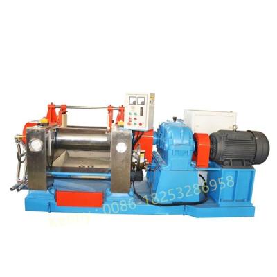 China 10 Inches Silicone Rubber Mixing Mill Machine / Open Mixer For Silicone Rubber for sale