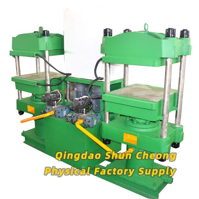 Vulcanizing press internal components