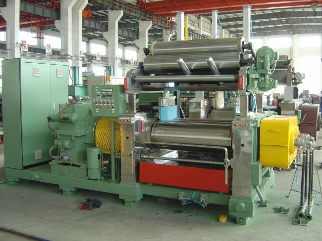 Rubber mixing mill rollers