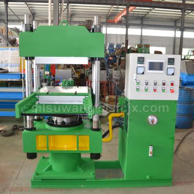 China PLC Control Push Pull Plate Rubber Vulcanizing Press for sale