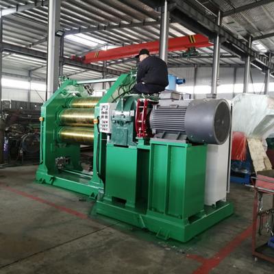 China Low Noise Rubber Calender Machine 2 Roll 3 Roll 4 Roll for sale