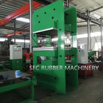 China Configuración de vulcanización de goma modificada para requisitos particulares de la máquina de la prensa de la placa caliente alta en venta