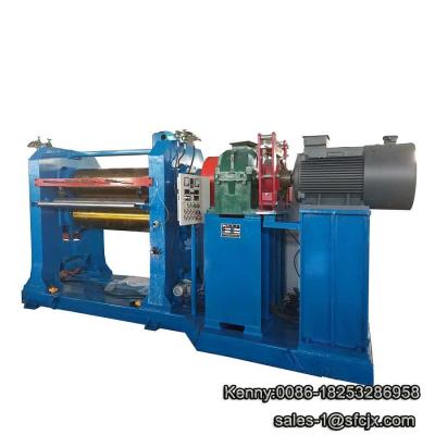 China Vertical Two Roll Calender Machine For Rubber Sheet Making for sale