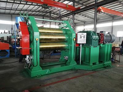 China XY-900 High Accuracy Three Roller Rubber Calender Machine / Three-Roll Calender for sale