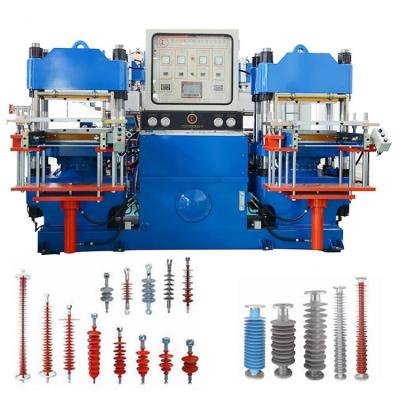 China máquina de vulcanización hidráulica de la máquina de moldear de la prensa hidráulica 42kw para hacer el aislador del silicio en venta