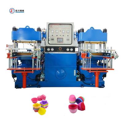 China Hydraulic Silicone Vulcanizing Machine To Make Silicone Mold For Cake With Competitive Price for sale