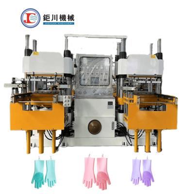 China Máquina para hacer guantes de silicona, fábrica de máquinas de prensado en caliente en Guangzhou China, máquina de vulcanización hidráulica en venta