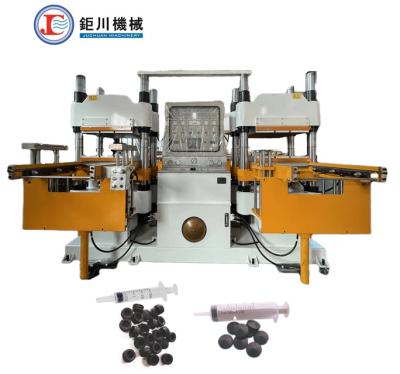 China Plate Vulcanizer/ Hydralic Hot Press Molding Machine for making Syringe Rubber Plunger for sale