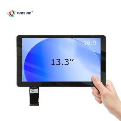 China RS232 Interface PCAP Touch Panel 13.3 Inch G G For POS Monitor for sale