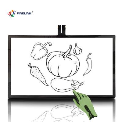 中国 32-55インチ FINELINK LCD パネル タッチスクリーン PCAP 黒 容量教育タッチパネル 販売のため