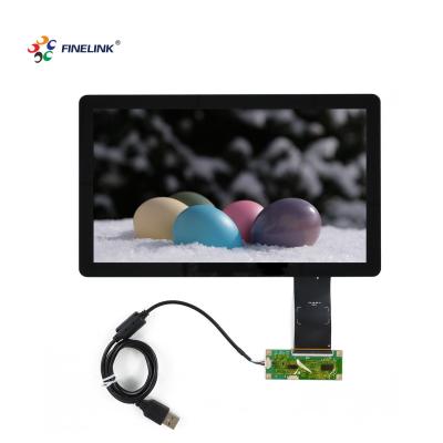 China Linux Open Frame Touch Display 15.6 Inch Multi Drive IC LCD Touch Panel Monitor for sale