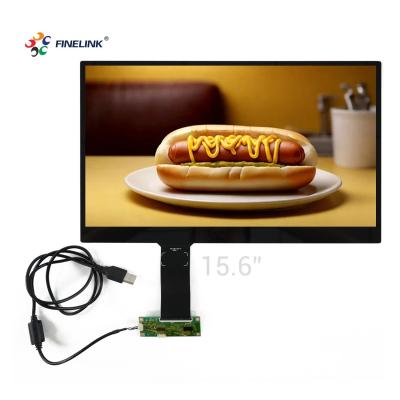 Китай FINELINK OEM/ODM 15,6 дюйма настраиваемый PCAP сенсорный экран с 350cd/m2 яркость продается