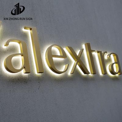 China Factory Supply Stainless Steel Backlit Letters for sale