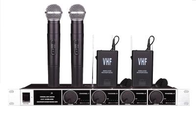 China SM-9090 4 channel VHF wireless microphone system /  Nigeria Ghana hot sell for sale