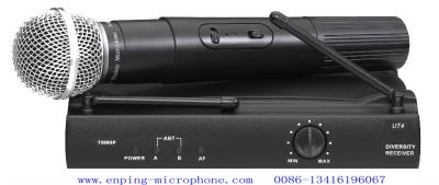 China LS-7300 one channel UHF wireless microphone with single handheld / SHURE UT-4 style /micrófono mikrofon for sale