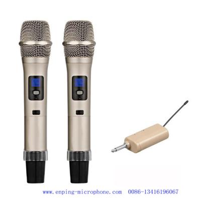 China C12 / professional universal competetive UHF wireless microphone  with 16 selectable frequency with 6.35MM jack for sale