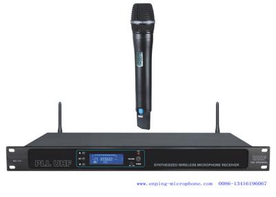 China 110/high quality  professional infrared selectable frequency  single handheld wireless microphone for sale