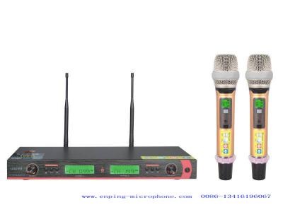 China UGX10II UHF wireless microphone system with IR selectable frequency and automatic power-off / SHURE style for sale