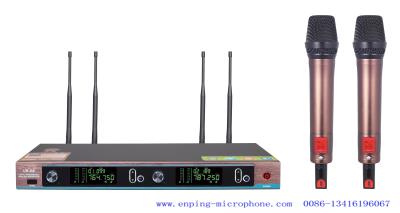 China UR-9S/ UHF wireless microphone system with IR selectable frequency and automatic power-off / SHURE style for sale