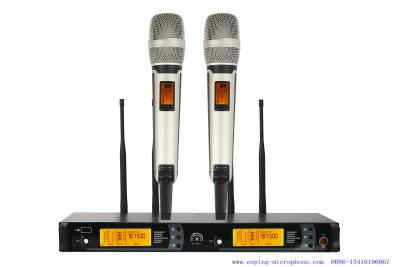 China LS-2000/ HIGH QUALITY  TRUE DIVERSITY UHF wireless microphone system with IR selectable frequency for sale