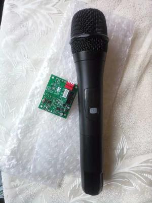 China UHF-R  16 channels selectable frequency microphone with modules PCB / micrófono / plastic speaker, public speaker for sale