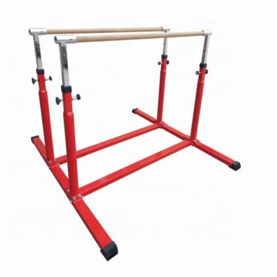 China Customized Logo Availabled Ash Wood Steel Children Parallel Bars for Indoor Training for sale