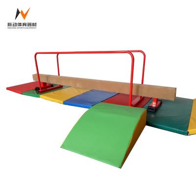 China Indoor Playground Kids Gymnastics Equipment For Home Beam Customization for sale