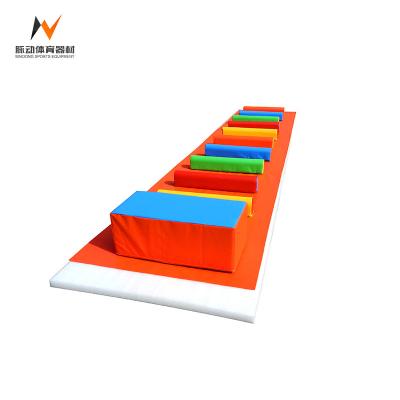 China Customized 635cm Big Thick Gymnastics Workout Floor Tumbling Mats for sale