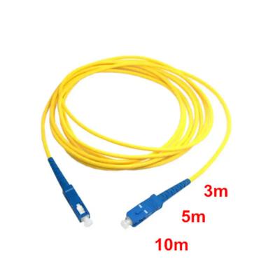 Chine La correction de Sc LC UPC de G657A2 1m 2m 3m attachent la correction de fibre de SM câble adapté aux besoins du client à vendre