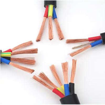 China High Conductivity Flexible Power Cable PVC Insulation and Copper Conductor Material for sale