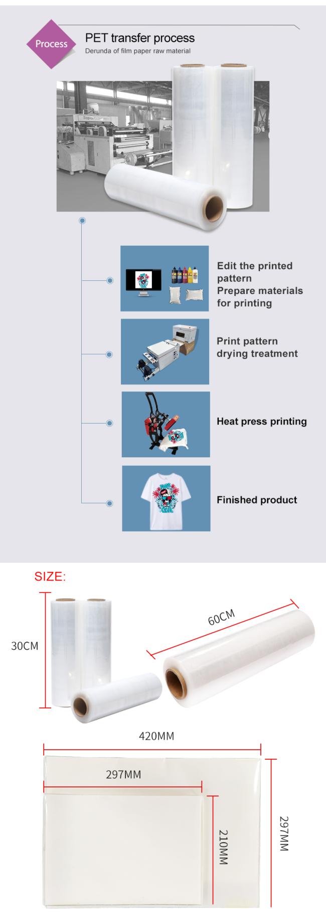 DTF Pet Film packaging