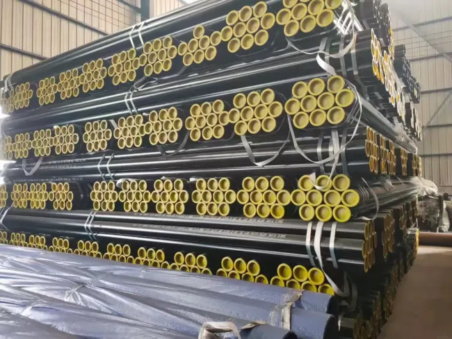Steel Pipe Suppliers API 5L ASTM A106 A53 Q195 Q215 Q235B 1045 Sch40 Sch80 Hot Rolled Welded or Seamless Carbon Steel Pipe Ms CS Seamless Pipe Tube Price