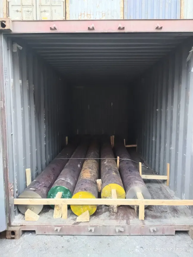 40cr Ck45 16mn Hot Rolled Carbon Steel Round Bars Forged Iron Bar