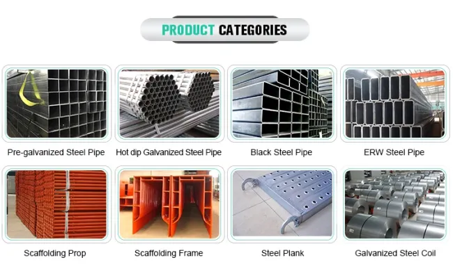 BS 1387 ASTM A53 a 500 Galvanized Steel Pipe Factory