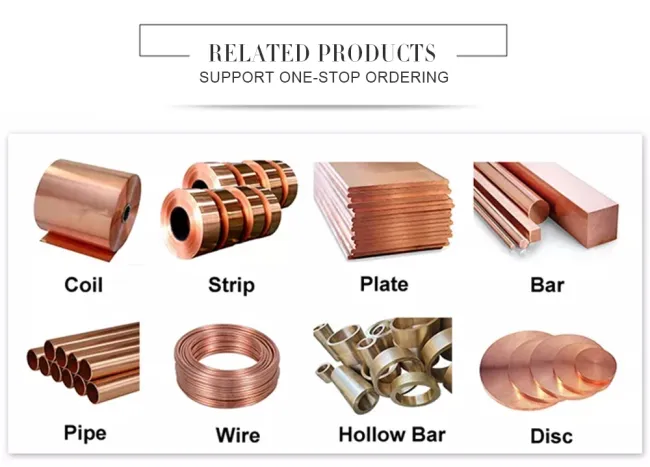 Manufacturer 99.9% C11000 C12200 C10100 C10200 Pure Copper Sheet