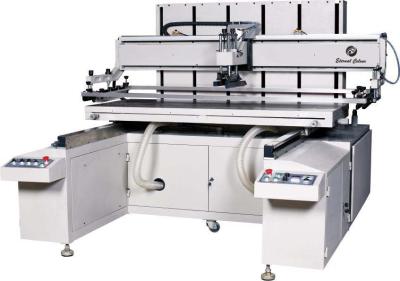 China Large Size Flatbed Screen Printing Machine with Sliding Working Table for sale