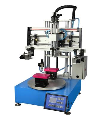 China Tabletop Rotary Screen Printing Machine Rodless Cylinder for sale