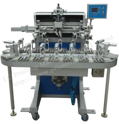China Flat And Round Conveyor Belt Screen Printing Machine with 16 Stations for sale