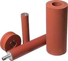 China Hot Stamping Silicone Rubber Roller for sale
