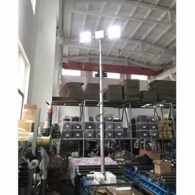 China 4x120W LED mounted vehicle roof mount telescopic mast night scan light tower 1.5m system for sale
