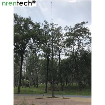 China 12m crank manual telescopic mast, crank antenna mast, telescpic mast, manual mast, aluminum telescopic mast for sale