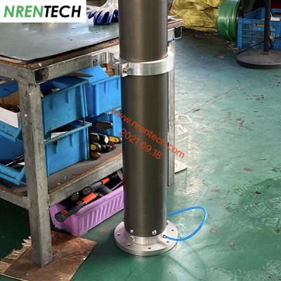China 12m pneumatic telescoping mast for surveillance 30kg payloads 2.55m closed height for sale