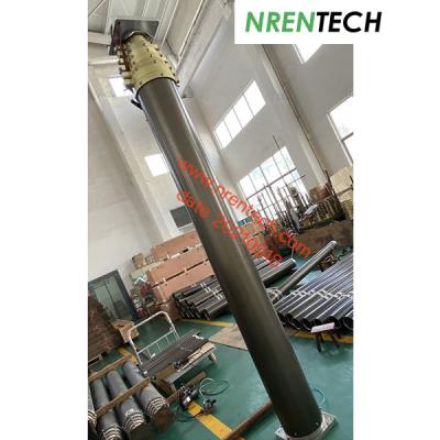 China 15m heavy duty lockable pneumatic telescopic mast 350kg payloads for mobile telecom cell tower for sale
