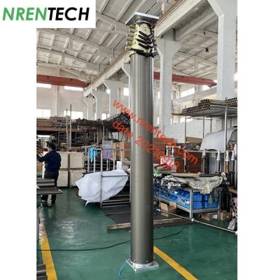 China 15m  telescoping mast 350kg payloads for integrated telecom tower trailer for sale