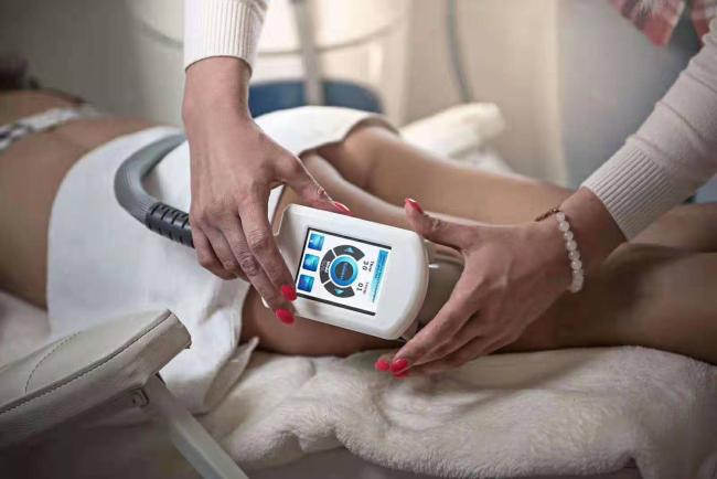 Weight Loss Beauty Equipment V9 Power Multi Function 5 In 1 Rf Massage Shape Slimming Machine Bella Shape with Cryo