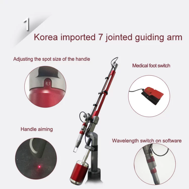 S.Korea Pico Care Laser Machine Q Switched Picosecond ND Yag for Skin Tattoo Removal 1064 532 755 nm Pigment Laser
