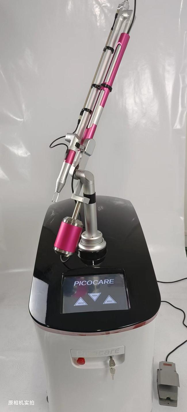 S.Korea Pico Care Laser Machine Q Switched Picosecond ND Yag for Skin Tattoo Removal 1064 532 755 nm Pigment Laser
